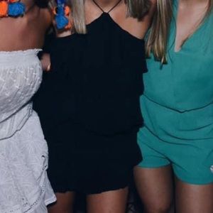 Zara ruffle set- halter top and matching skort